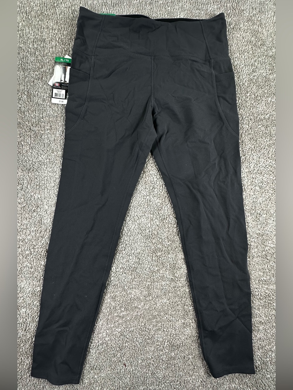 Tuff Athletics Leggings Womens Extra Large XL Grey